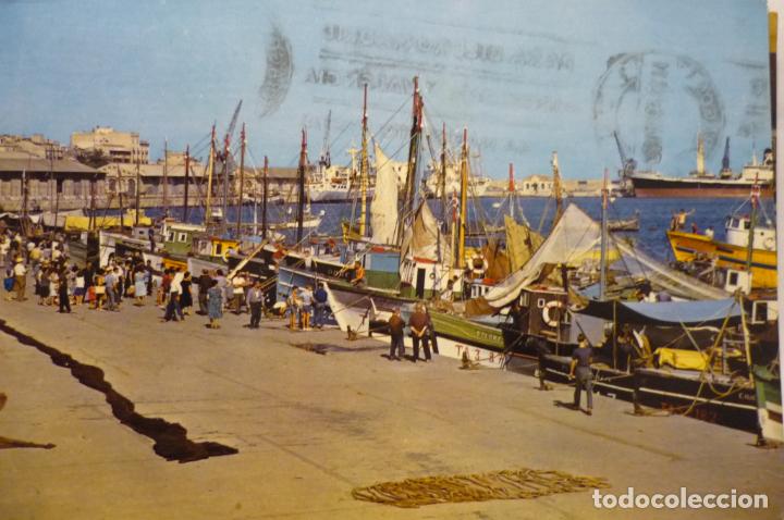 Postales: postal puerto tarragona.-circulada