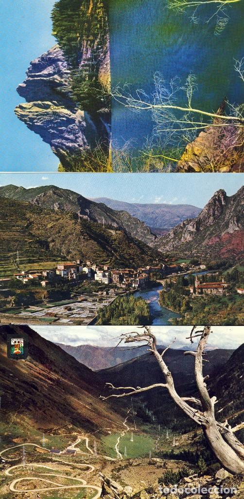 Postales: L&Eacute;RIDA.- EL PALLARS: LAGOS SAN MAURICIO, GUERRI DE LA SAL Y ACCESO AL PTO. DE LA BONAIGUA.-