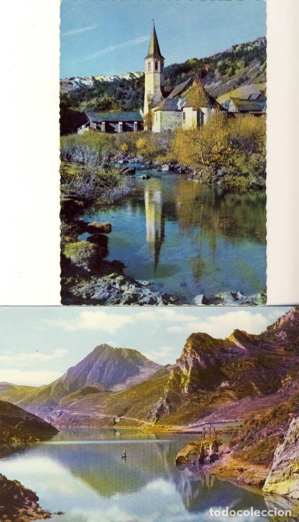 Postales: PIRINEOS DE L&Eacute;RIDA.- EL VALLE DE ARAN Y ALTO RIBAGORZA.-