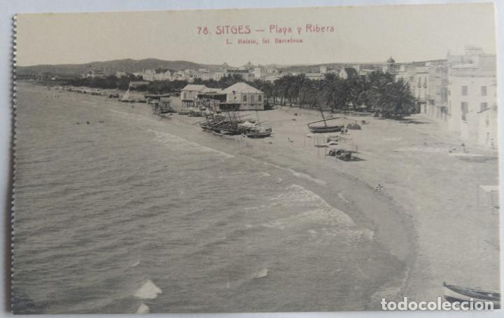 Postales: SITGES ED.ROISIN 78 PLAYA Y RIBERA - Foto 1
