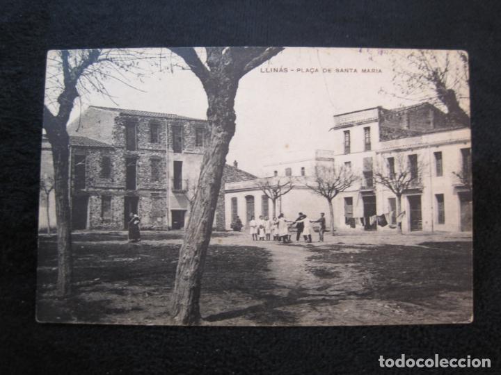 Postkarten: LLINAS-PLA&Ccedil;A DE SANTA MARIA-MISSE GS-VER REVERSO-POSTAL ANTIGUA-(79.421)