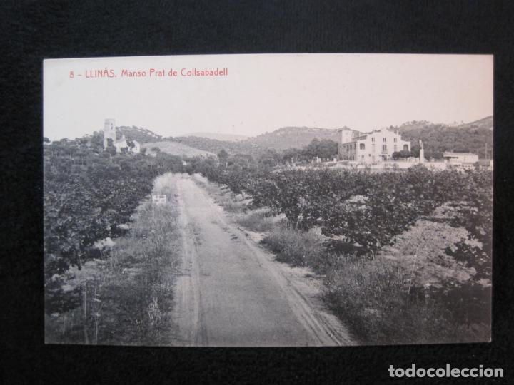 Postkarten: LLINAS-MANSO PRAT DE COLLSABADELL-THOMAS-8-POSTAL ANTIGUA-VER REVERSO-(79.444)
