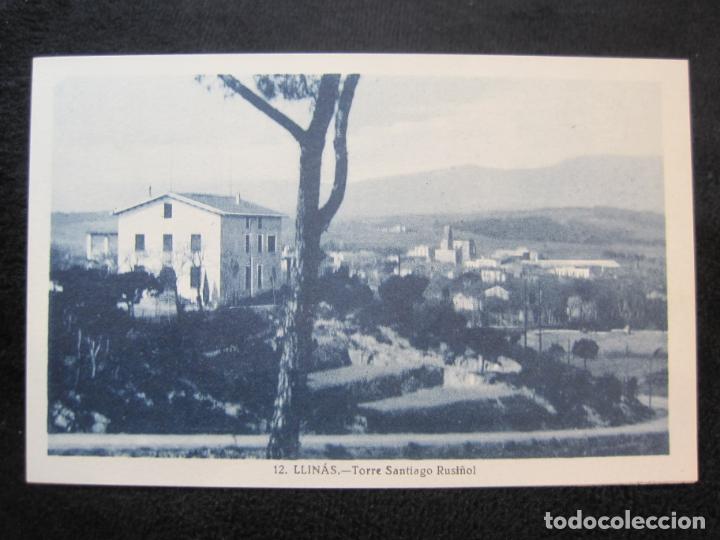 Postales: LLINAS-TORRE SANTIAGO RUSI&Ntilde;OL-ED&middot;NOGUERAS-12-POSTAL ANTIGUA-VER REVERSO-(79.455)