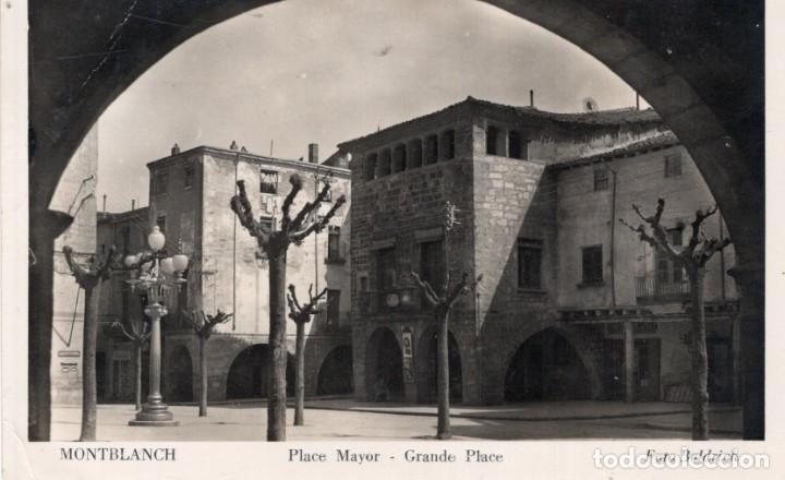 Postales: Montblanch. Plaza mayor - Foto 1