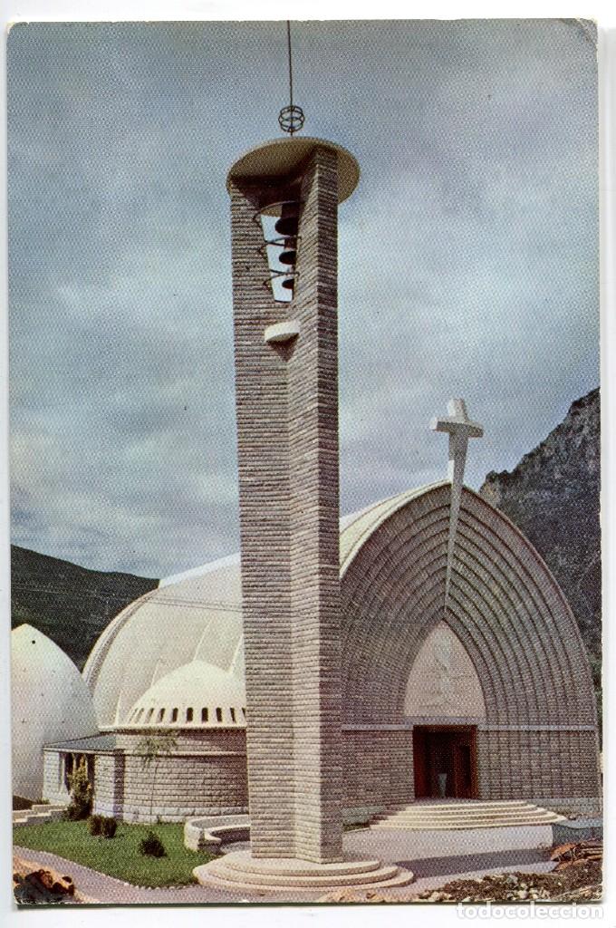 Postales: m01673 Pont De Suert Iglesia Nueva 1958 Campa&ntilde;a N&ordm;1421