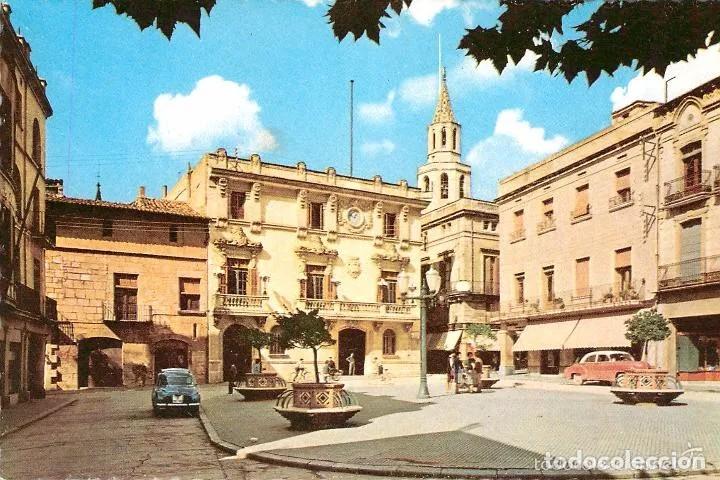 Postkarten: m01768 Vilafranca del Penedes Casas consistoriales 1962 valman n&ordm;681 gordini
