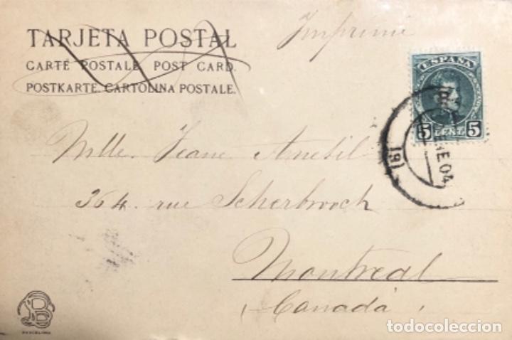 Postales: Postal de Barcelona 1904 - Foto 2