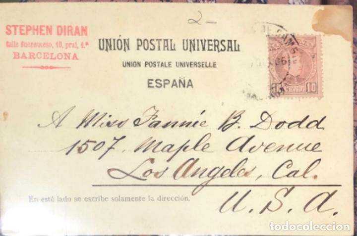 Postales: Postal de Barcelona 1906 - Foto 2