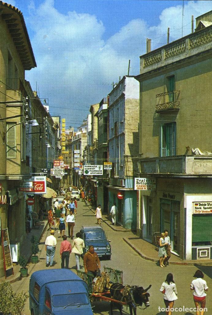 Postales: m01818 Lloret Calle De San Pedro 1975 Facsa N&ordm;185 2cv fiat 1100