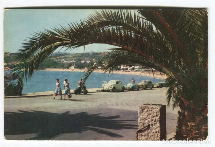 Postales: m01871 S'Agaro playa agata n&ordm;1921 vespa vw beetle
