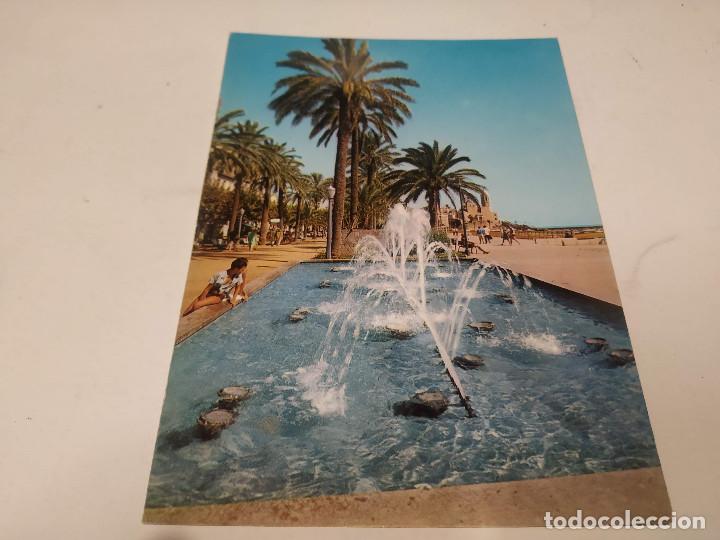 Postales: GARRAF - POSTAL SITGES - PASEO DE LA RIBERA Y FUENTES - Foto 1