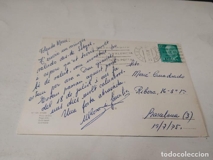 Postales: GARRAF - POSTAL SITGES - PLAYA DE ORO - Foto 2