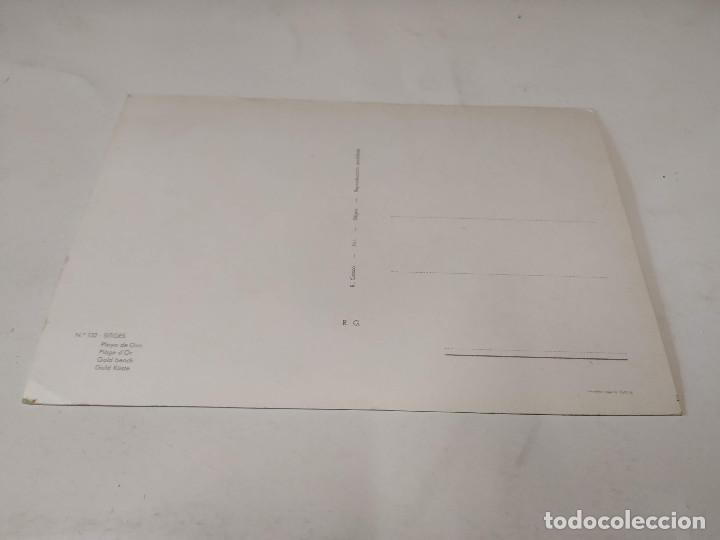 Postales: GARRAF - POSTAL SITGES - PLAYA DE ORO - Foto 2