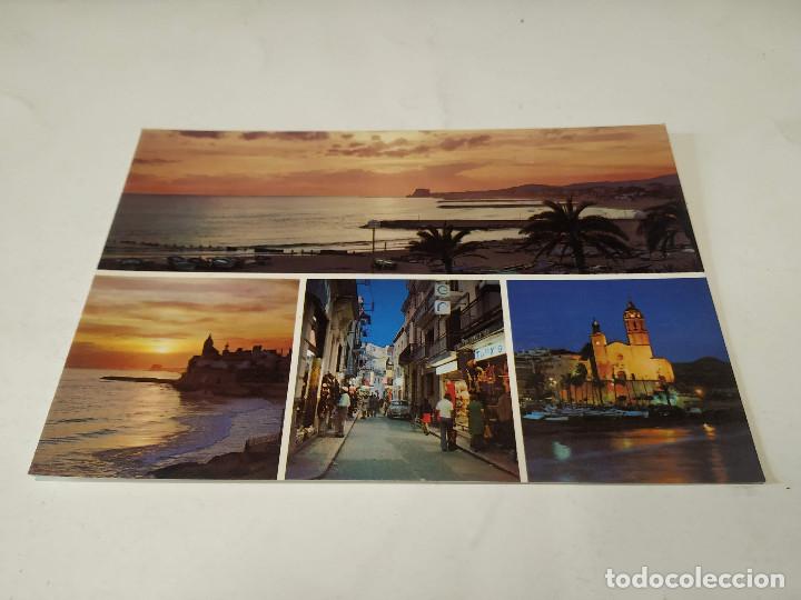 Postales: GARRAF - POSTAL SITGES - ATARDECER - Foto 1