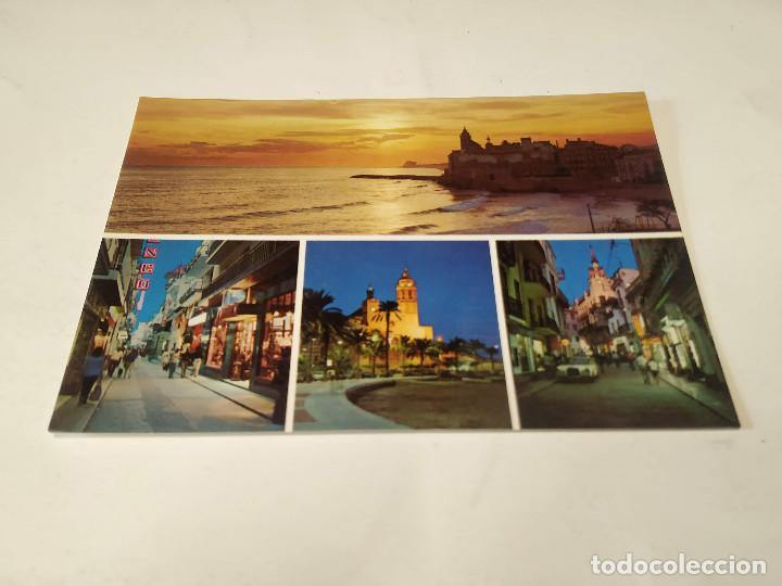 Postales: GARRAF - POSTAL SITGES - ATARDECER - Foto 1