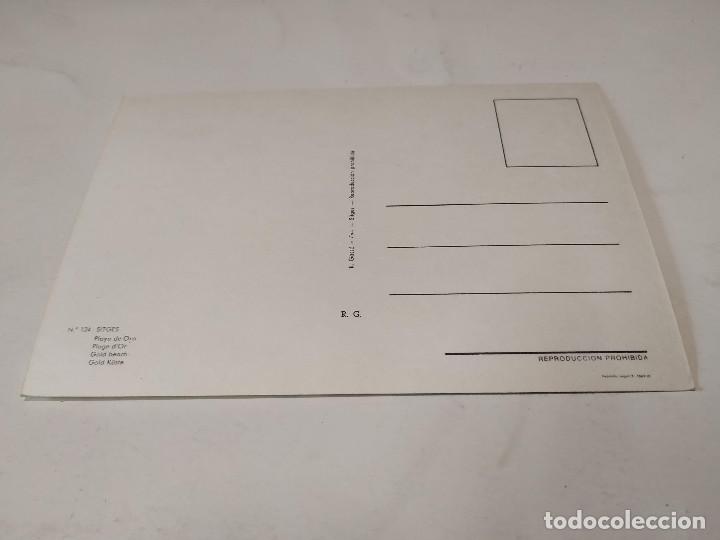 Postales: GARRAF - POSTAL SITGES - PLAYA DE ORO - Foto 2