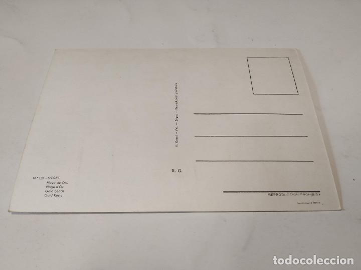 Postales: GARRAF - POSTAL SITGES - PLAYA DE ORO - Foto 2