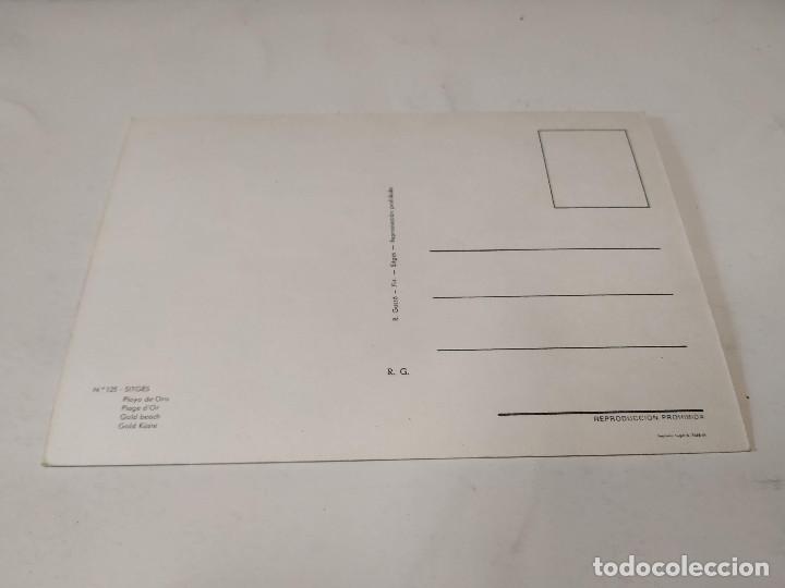 Postales: GARRAF - POSTAL SITGES - PLAYA DE ORO - Foto 2