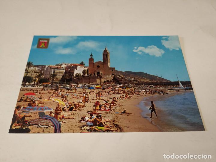 Postales: GARRAF - POSTAL SITGES - PLAYA - Foto 1