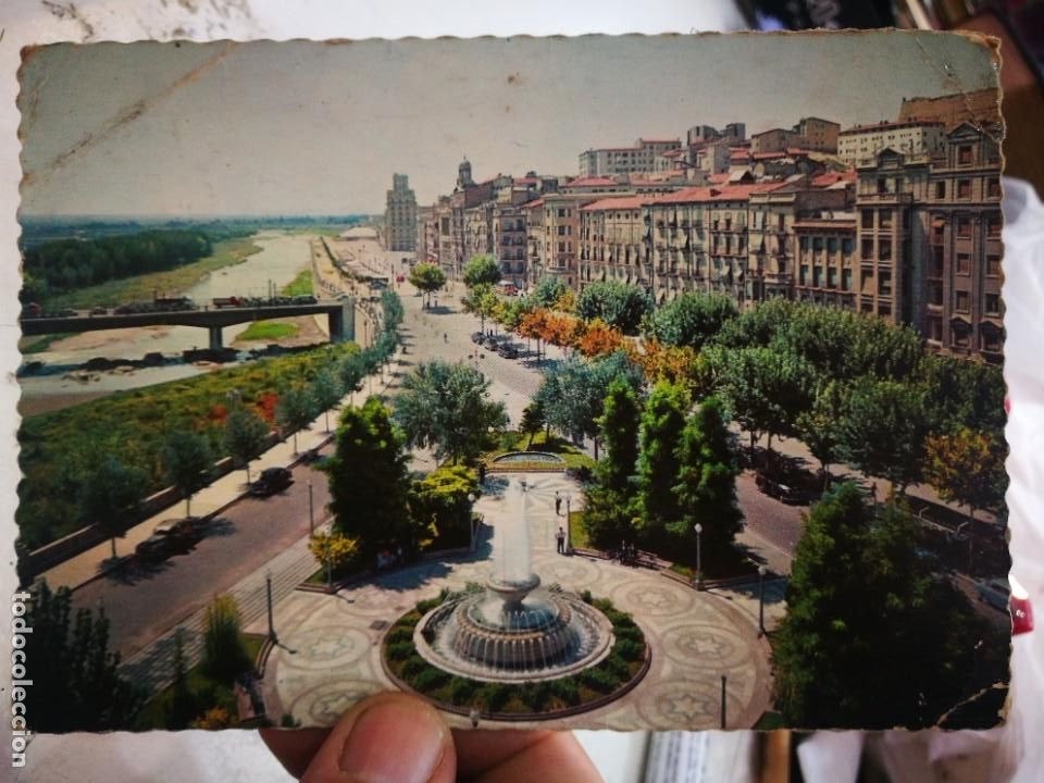 Postales: Postal LERIDA Plaza del Gobierno Civil y Avda.de Jos&eacute; Antonio N 2 GARC&Iacute;A GARRABELLA mal estado