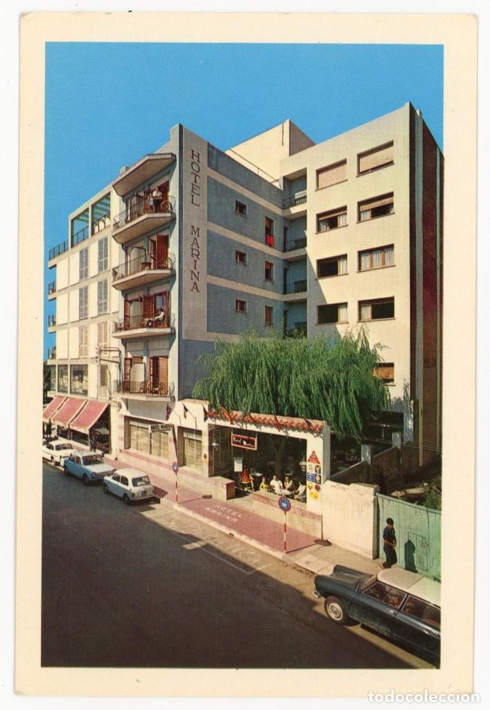 Postales: m02043 palamos hotel marina 1968 igol Citroen Ami 6, Mini, Simca 1500, Renault Caravelle