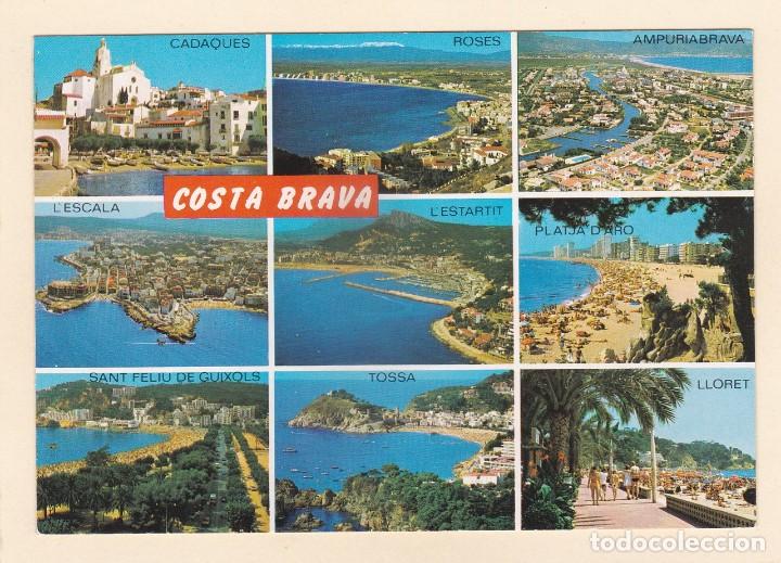 Postales: POSTAL DIVERSAS VISTAS. COSTA BRAVA (1985)