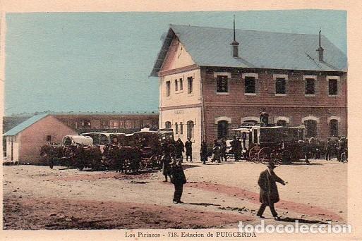 Postales: Puigcerd&agrave; - 718 Estaci&oacute;n - Foto 1