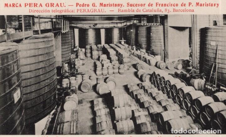 Postales: Barcelona. 2 Bodegas Pera Grau - Foto 1