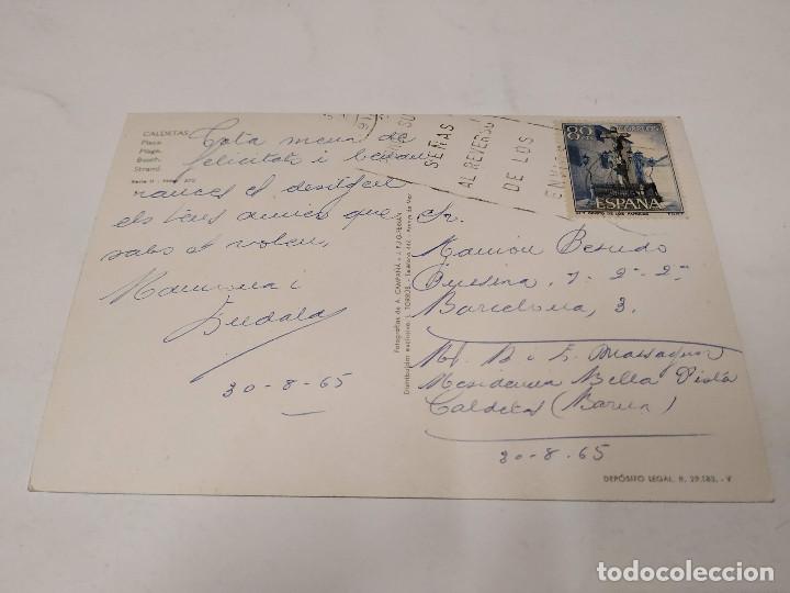 Postales: MARESME - POSTAL CALDETAS - PLAYA - Foto 2