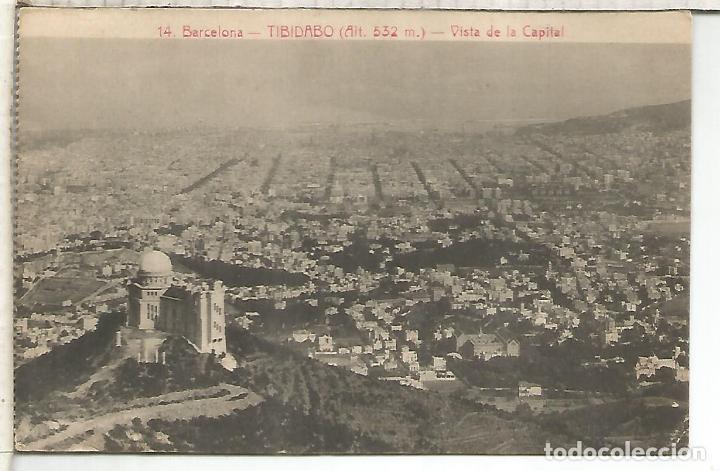 Postales: BARCELONA TIBIDABO ESCRITA - Foto 1