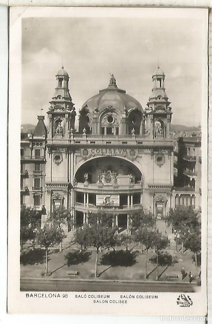 Postales: BARCELONA COLISEUM SIN ESCRIBIR - Foto 1