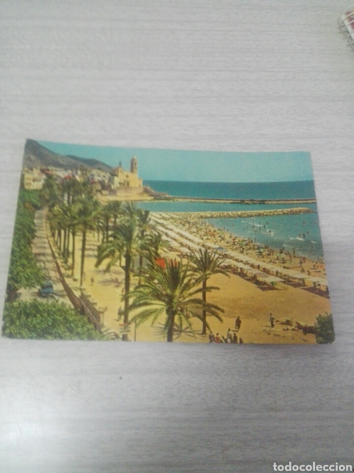 Postales: Postal 9 sitges paseo ribera y playa - Foto 1