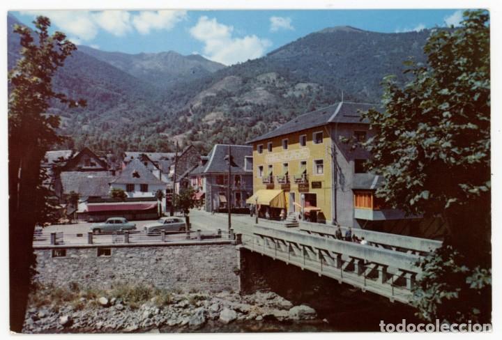 Cartes Postales: m02265 les vista parcial y puente sobre el garona 1962 campa&ntilde;a n&ordm;1570 coches