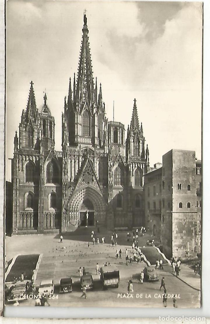 Postales: BARCELONA CATEDRAL ESCRITA - Foto 1
