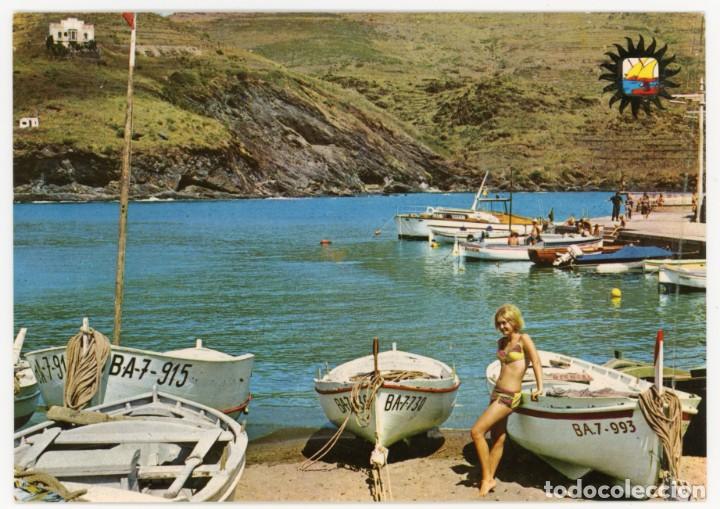 Postkarten: m02292 portbou vista parcial 1965 laminograf n&ordm;167 chica bikini