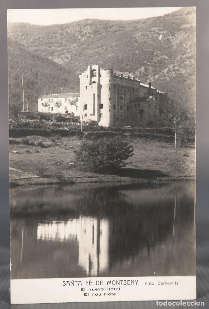 Postales: Tarjeta postal Sant F&eacute; de Montseny-El nuevo hotel a&ntilde;os 40