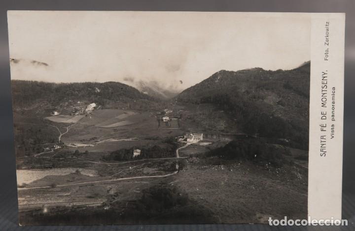 Postales: Tarjeta postal Sant F&eacute; de Montseny-Vista panoramica a&ntilde;os 40