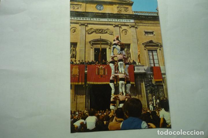 Postales: POSTAL TARRAGONA.-FIESTAS- TORRES HUMANAS