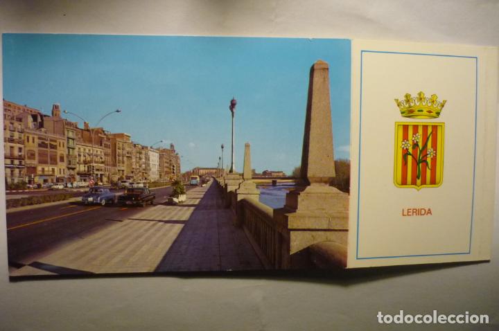 Postales: postal lleida-av.blondel y rio segre cm
