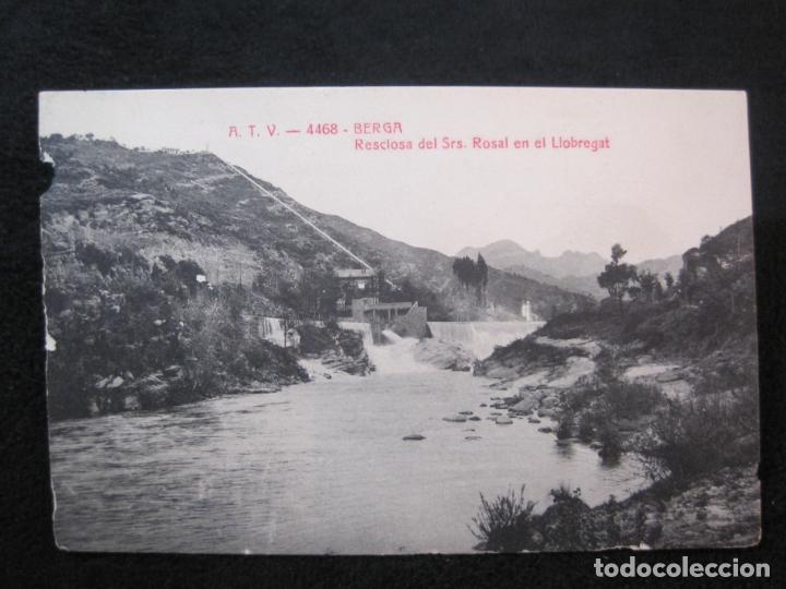 Postcards: BERGA-RESCLOSA DEL SRS. ROSAL EN LLOBREGAT-ATV 4468 A.T.V.-POSTAL ANTIGUA-(80.064)