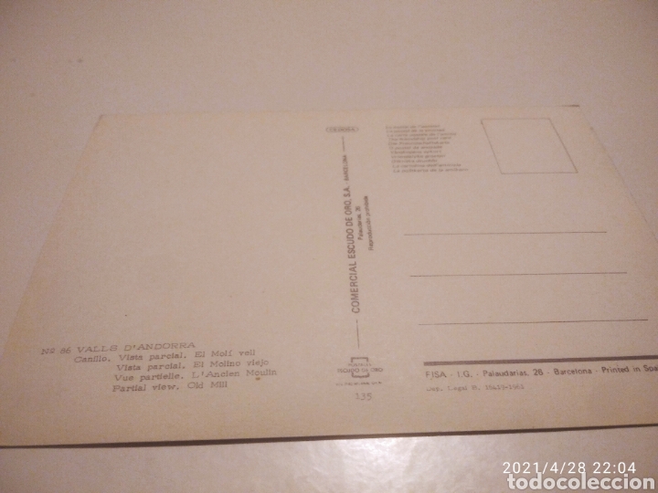 Postales: Canillo moli Vell - Foto 2