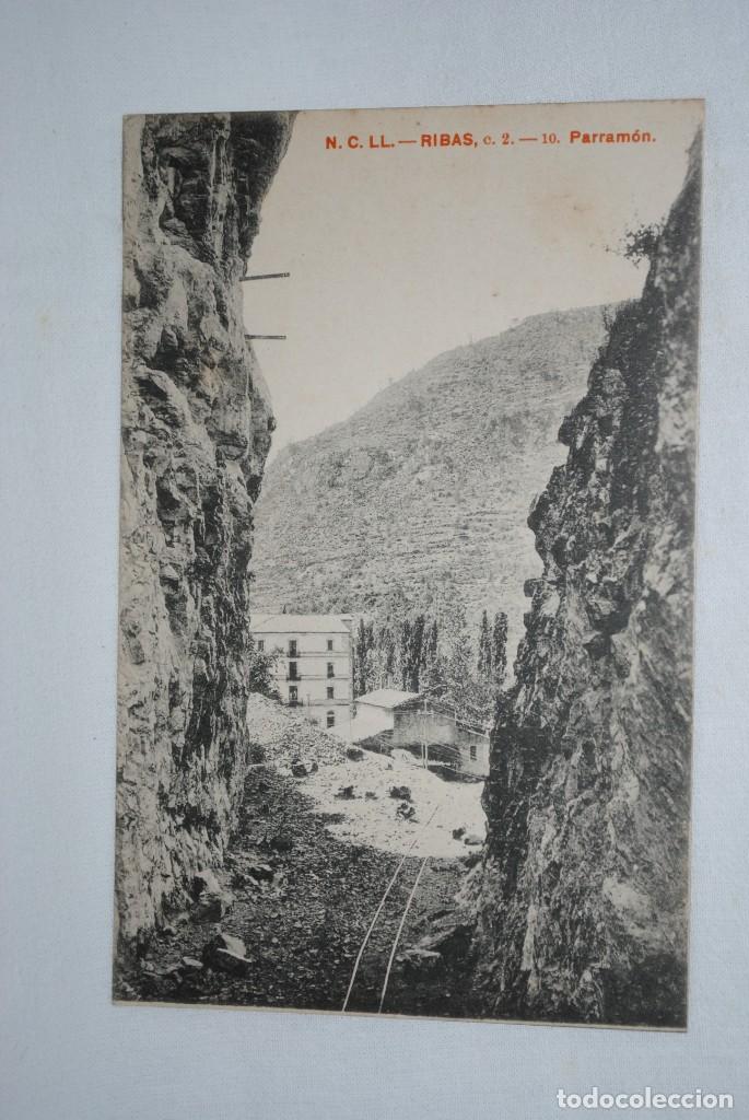 Postales: RIBAS PARRAMON UN PUEBLO CATALAN.