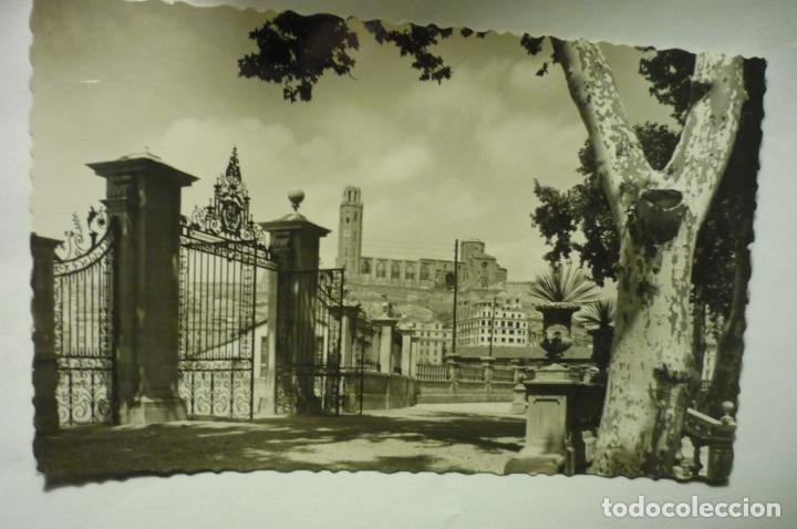 Postales: postal lerida campos eliseos-puerta principal-escrita cm