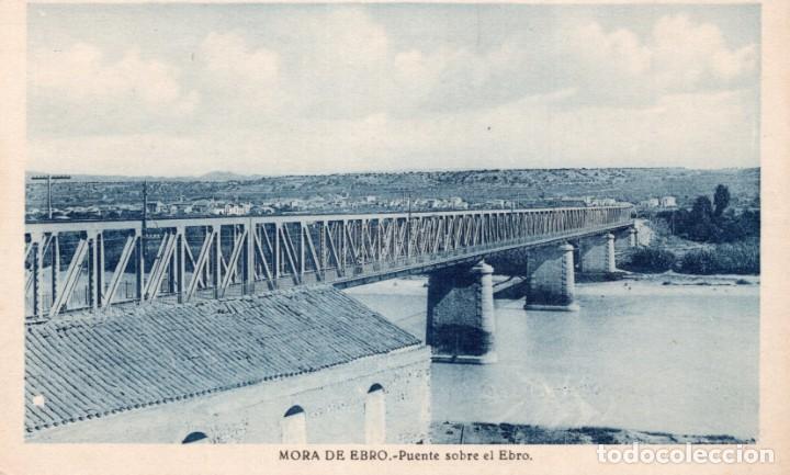 Postales: Mora de Ebro. Puente - Foto 1