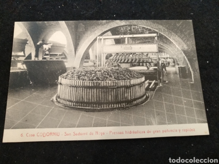 Postales: Casa Codorniu, San Sadurn&iacute; de noya, prensas hidr&aacute;ulicas