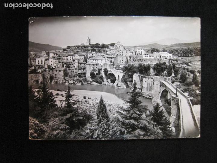 Cartoline: BESALU-VISTA PARCIAL Y PUENTE-FOTO MELI-3-POSTAL ANTIGUA-(80.204)