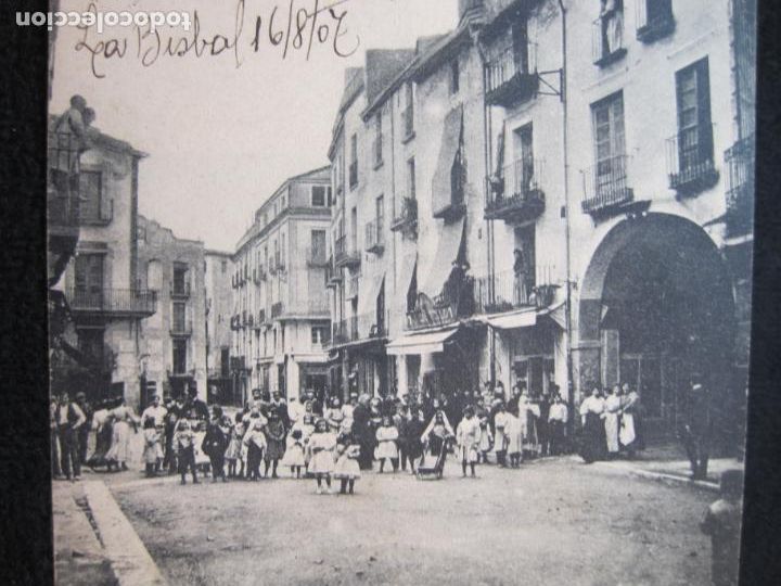 Cartoline: LA BISBAL-PLA&Ccedil;A CONSTITUCIO-J.XATART-POSTAL ANTIGUA-(80.231)