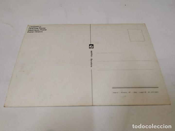 Postales: BAIX PENED&Egrave;S - POSTAL VENDRELL - CER&Aacute;MICAS POBLET - Foto 2