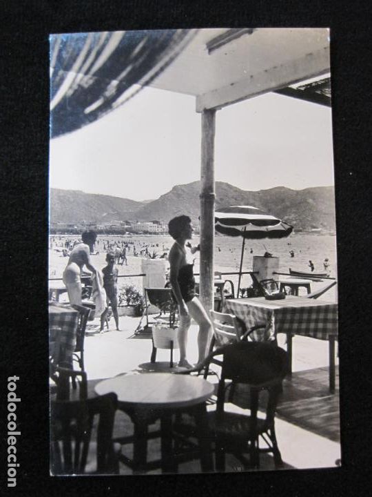 Postales: ROSAS-LA PLAYA-COMERCIAL PRAT-23-POSTAL ANTIGUA-(80.325)
