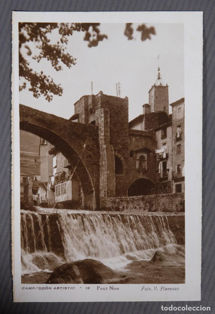 Postais: Tarjeta postal Camprod&oacute;n Artistic. Pont Nou - Foto V.Planesas